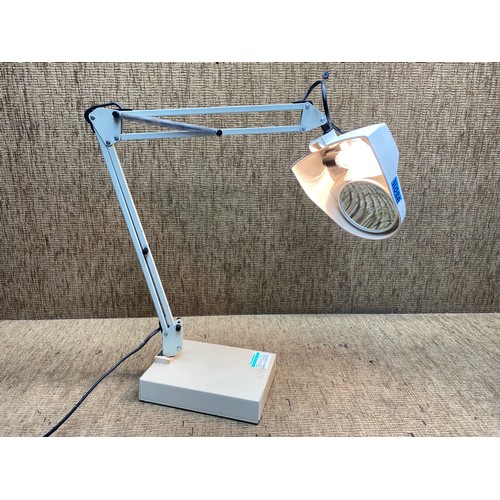 1108A - Anglepoise magnified lamp.