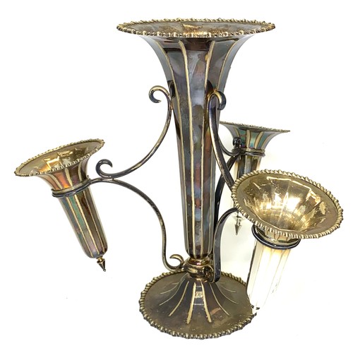 1162 - Silver plated epergne (table centre piece) height 31cm.