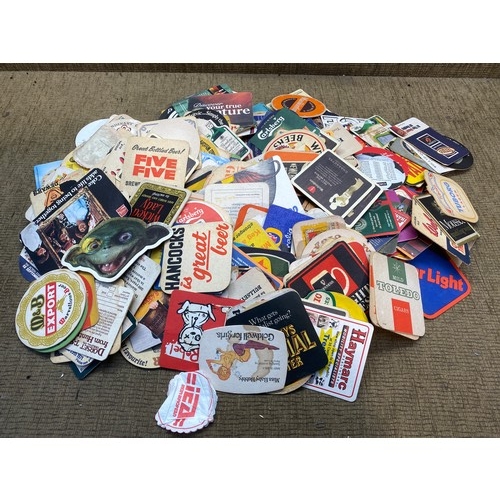 503 - Large quantity of vintage and collectable beer mats.