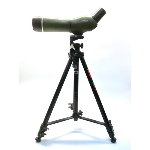 1177 - Summit 15-45 x 60 bird watching monocular with hama tripod.