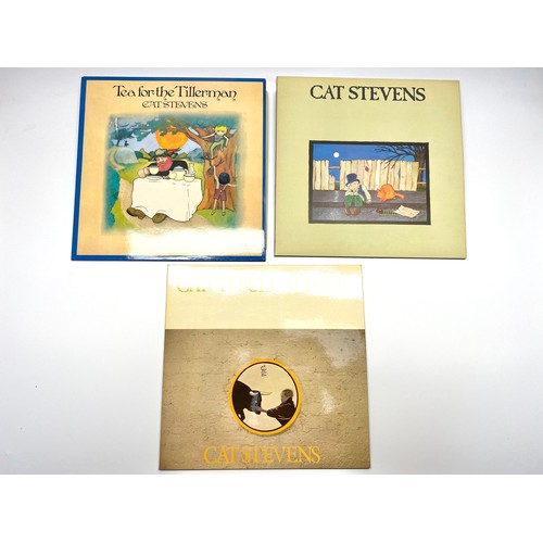 1202 - Vinyl Albums/LPs - Cat Stevens, Tea for the Tillerman, teaser and the fire cat, and  Catch bull at f... 