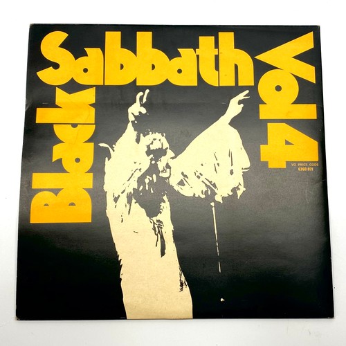 1211 - Vinyl Albums/LPs - Black Sabbath -Vol 4 (White label complete with inner poster no made in England E... 