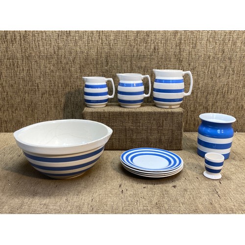 751 - Selection of Cornish ware ceramics including T.G. Green.