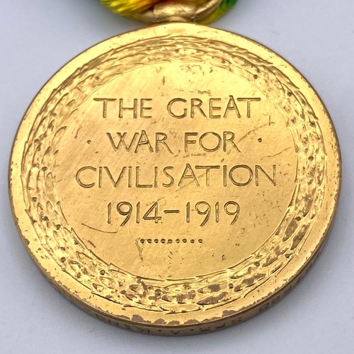 914 - WW1 British War Medal and Victory Medal awarded to 287680 SPR A King RE. in mint condition. With ori... 