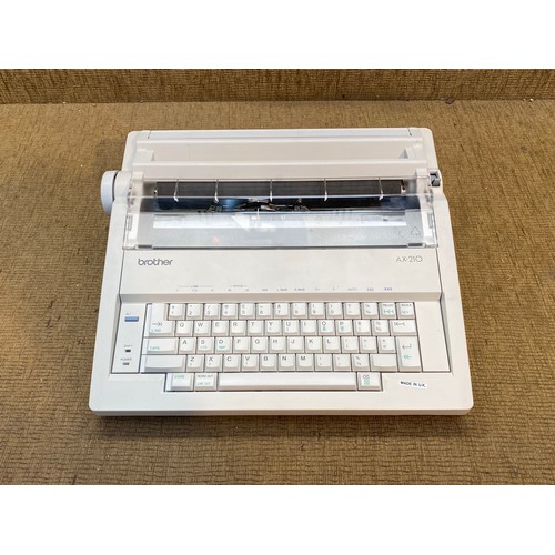 1119 - Three electronic typewriters including Canon starwriter 60 , Brother Ax-210 and Brother EP-20.