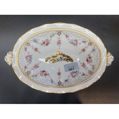 661 - 22ct 1st QUALITY ROYAL CROWN DERBY 