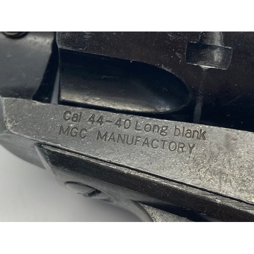 878 - MCC Long .44-40 Blank firing pistol.