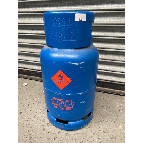 73 - 1 full 7kg butane bottle.