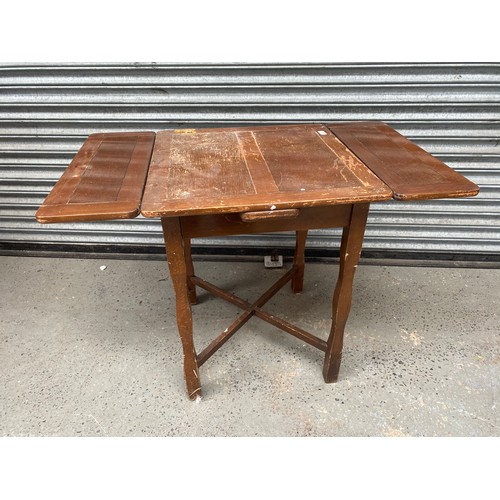 77 - Vintage Fh Marshall ‘Talent’ fold away kitchen table.