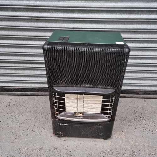 102 - Corcho gas heater with empty gas bottle.