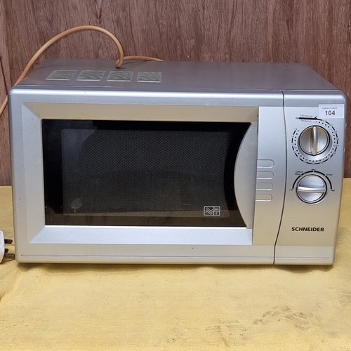 104 - Schneider 800w microwave.