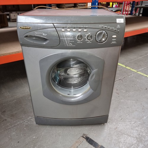 105 - Hotpoint aquarius 6kg washing machine.