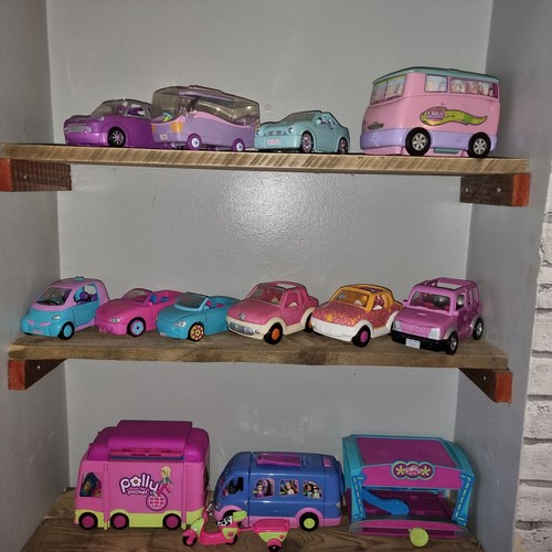 141 - Collection of Retro Polly Pockets vehicles.