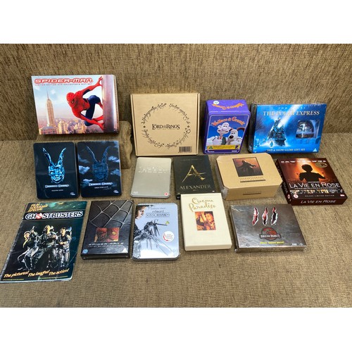 1179 - Large collection of collectors DVD box sets including: Spider-Man limited edition collectors DVD gif... 