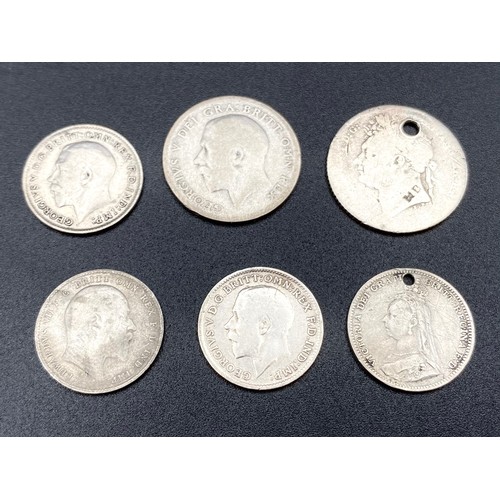 891 - Silver coins.