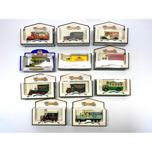 1196 - 11 collectable days gone boxed vintage diecast cars.