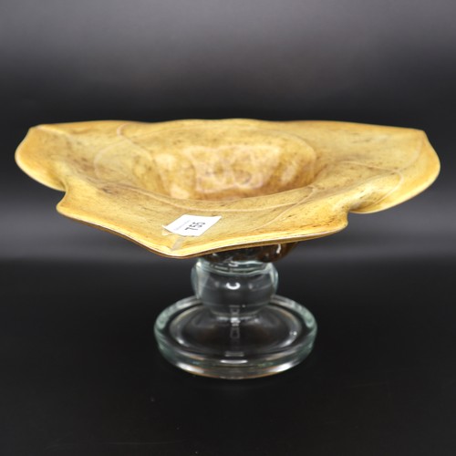 755 - Large studio glass bowl.