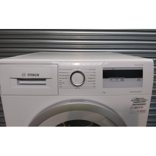 226 - Bosch serie 4 7kg Washing machine, less than Months old. (see other picture for details).