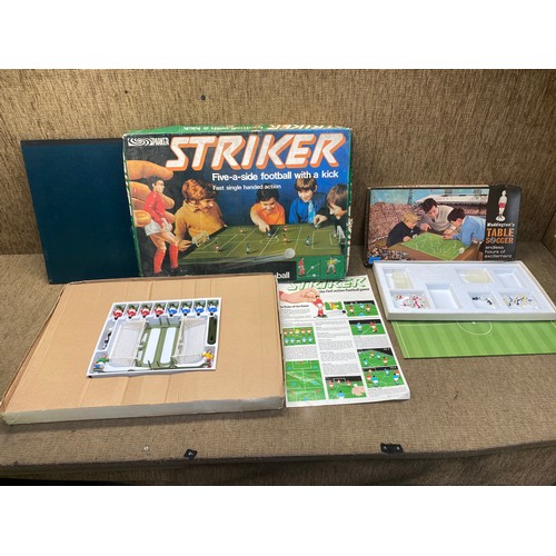 1269 - Two boxed vintage football games including and Waddington's table soccer and Striker.