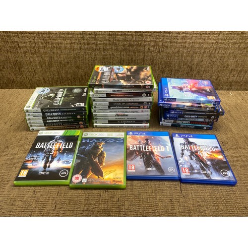 1275 - Collection of PlayStation 4/5 and Xbox 360 games.