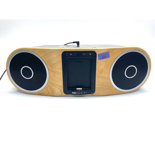 471 - Marley iPod docking system . EM-GA000-HA-GB.