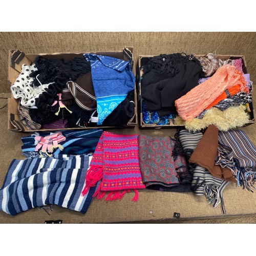 88 - Approximately 35 new retail packaged ladies fashion scarves.