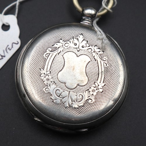 865 - Silver pocket watch.