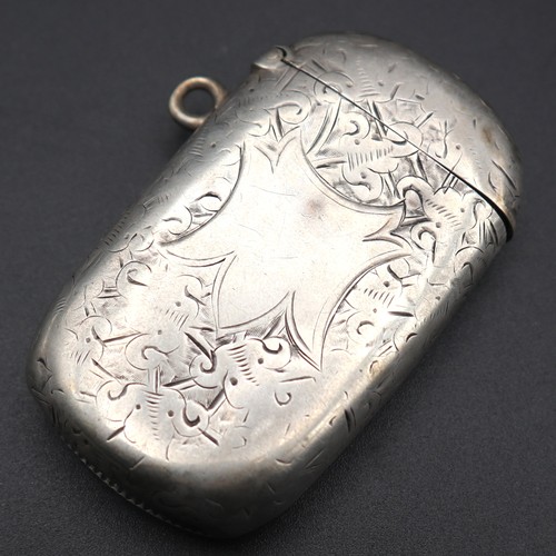 871 - Silver Vesta case Birmingham 1901.