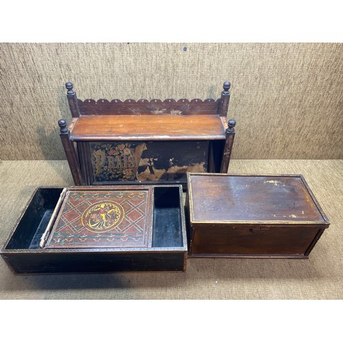 151 - 3 religious storage boxes.