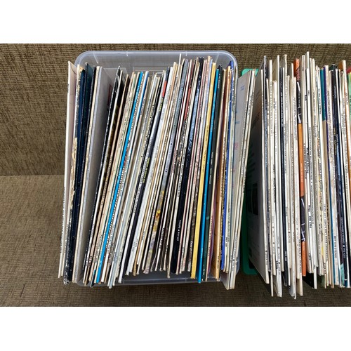 139 - large collection of easy listing and classical vinyl records.