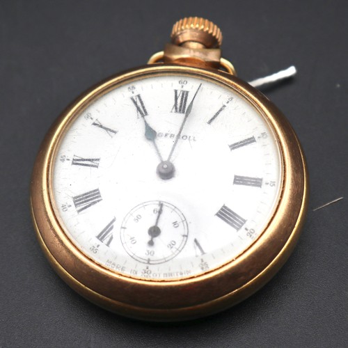 863A - Ingersoll yellow metal pocket watch (working). Movement serial number : 4939019.