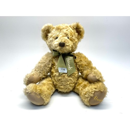 776 - Vintage collectible Harrods teddy bear.