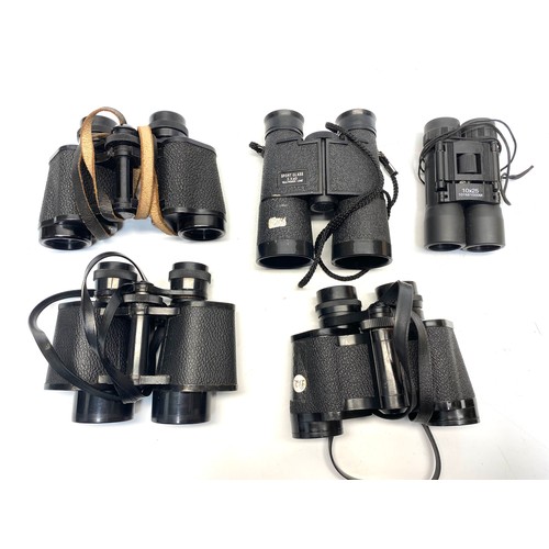 518 - 5 pairs of binoculars including: Prinz.