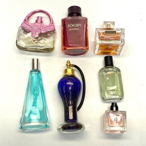 1128 - Selection of branded male and female perfumes including: JOOP!, Intimately Beckham and Fleurblue.