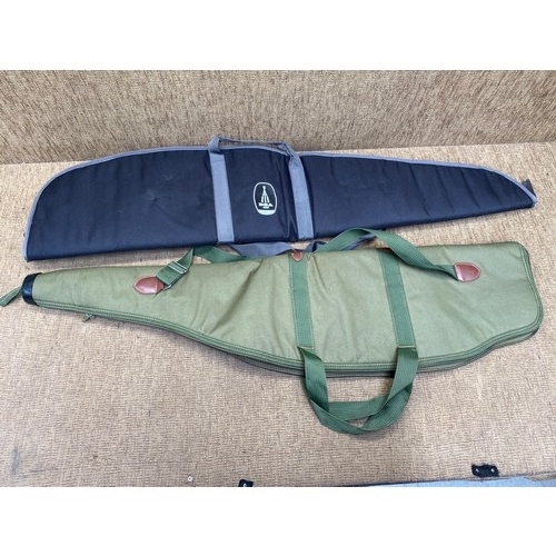 185 - 2 BSA guns air-rifle bags.