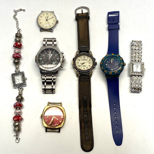 510 - Collection of watches including Jeep and Timex.