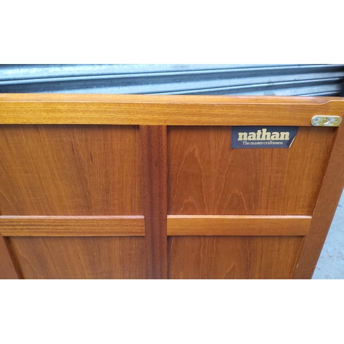 1145 - Mid century Nathan hallway table