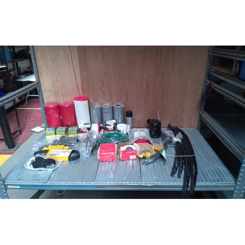 296 - Selection of hydraulic equipment, windscreen wipes and CAT springs.