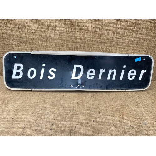 1077 - Vintage French Bois Dernier sign.