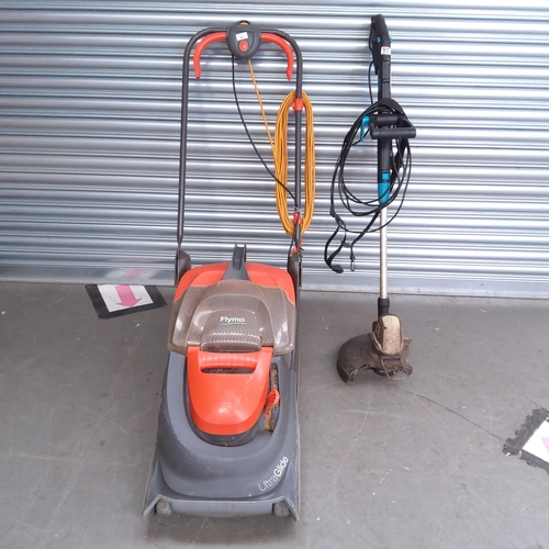 95 - Flymo ultraglide  mower and a macallister strimmer