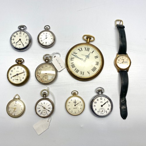 861 - Collection of pocket watches.