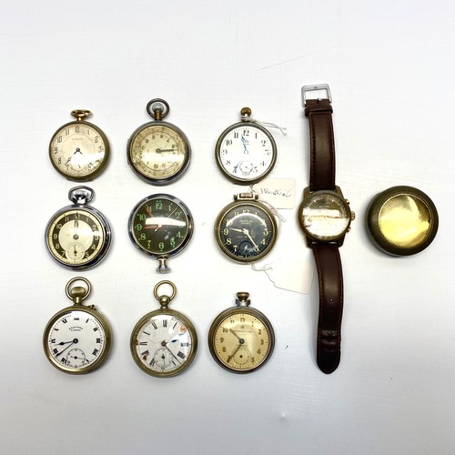 862 - Collection of pocket watches.