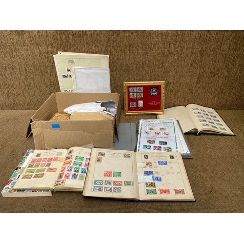 1135 - Collection of stamps, albums and reference books, all  fresh to auction.