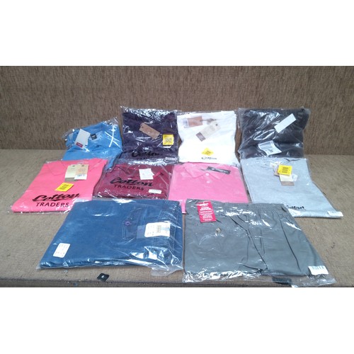 94B - 10 retail packaged mens shirts and jumpers (mainly cotton trader).