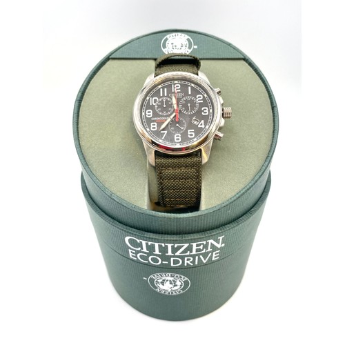 874 - Boxed new Citizen eco-drive watch model number AT0200-05E