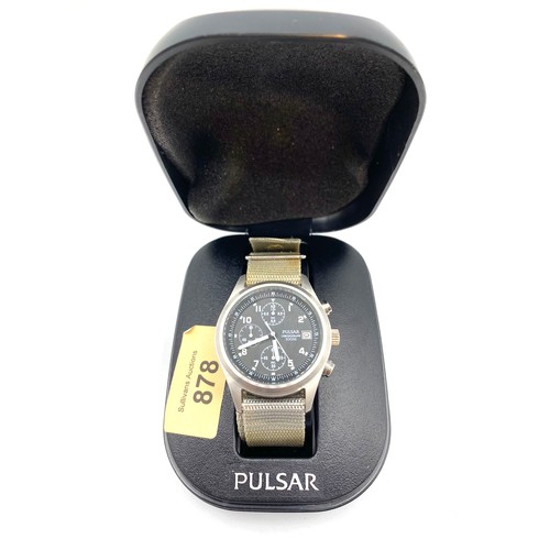 878 - A Pulsar Military chronograph watch civilian version V657-X063