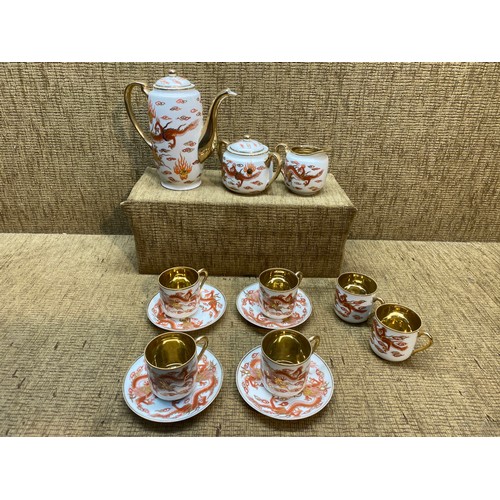 723 - Japanese tea set by Samurai.