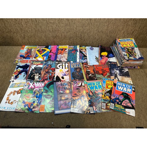 1189 - Quantity of Marvel and DC comics.