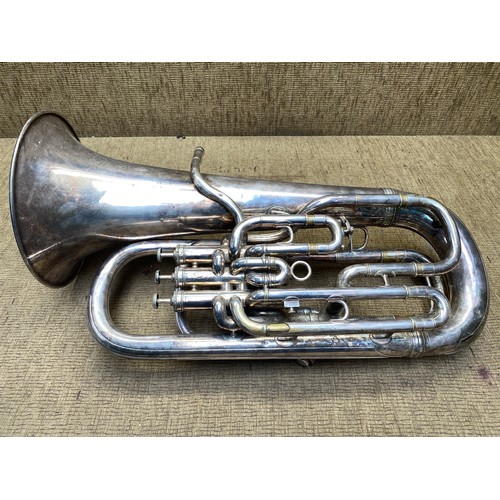 1201 - Boosey & Co 1908 Antique Euphonium, Tuba 76315 Solbron Class A.