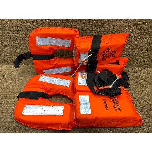 192B - 2 cosalt premier life jackets.